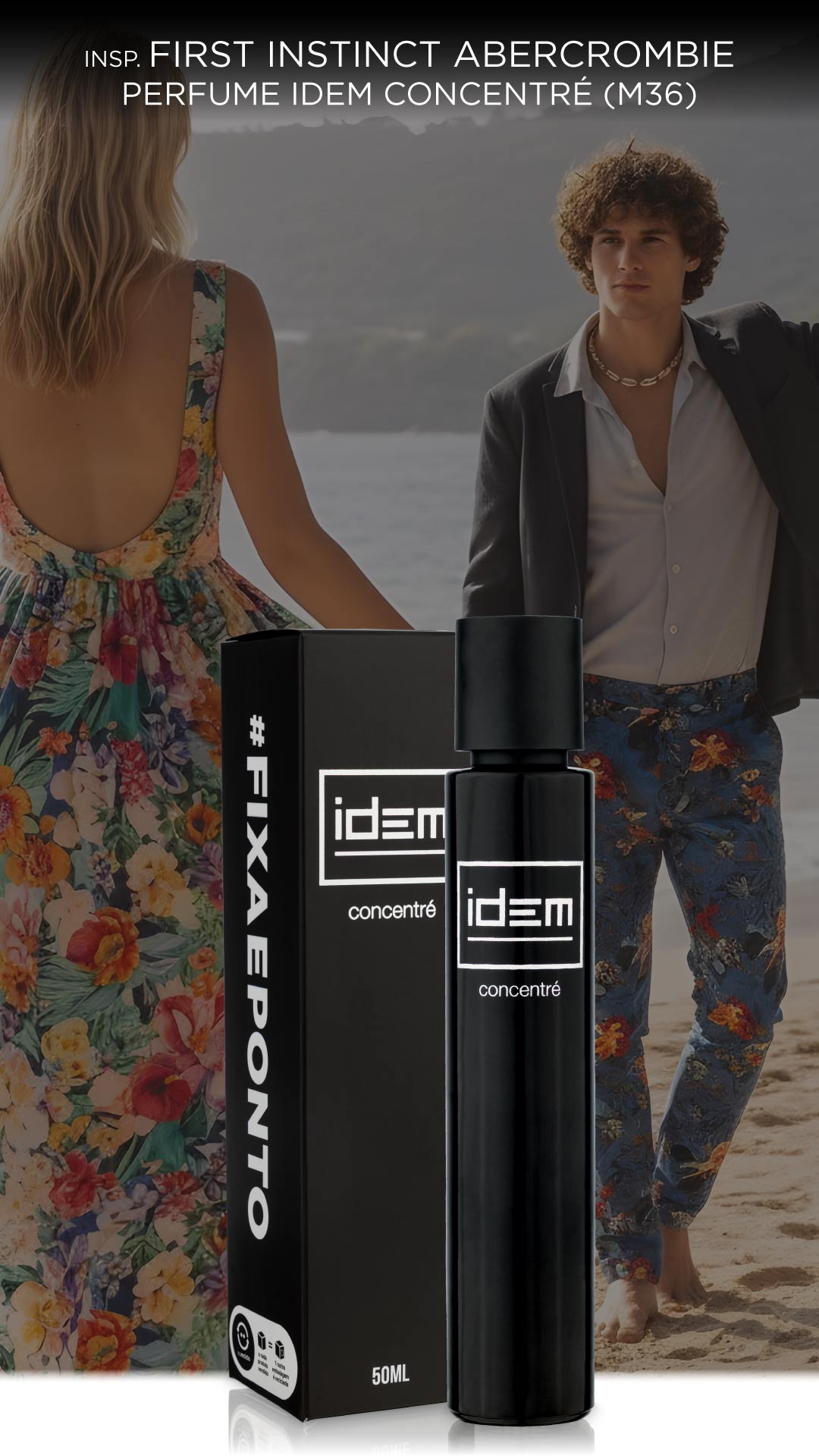 Inspirado no Fierce A&F - Perfume Idem Concentré 50ml